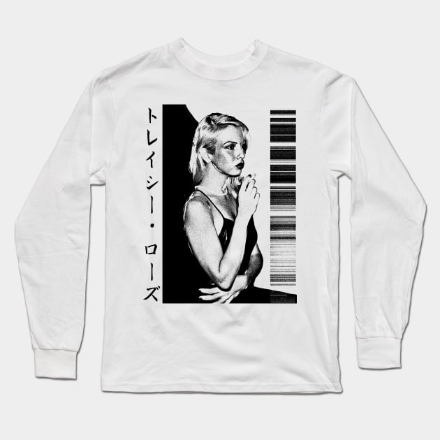 traci lords -- 90s aesthetic fan design Long Sleeve T-Shirt by unknown_pleasures